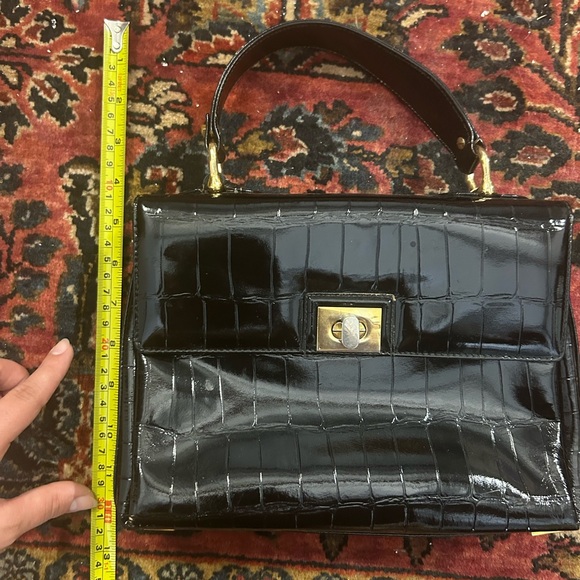 Vintage Italian Leather Handbag - Picture 2 of 7